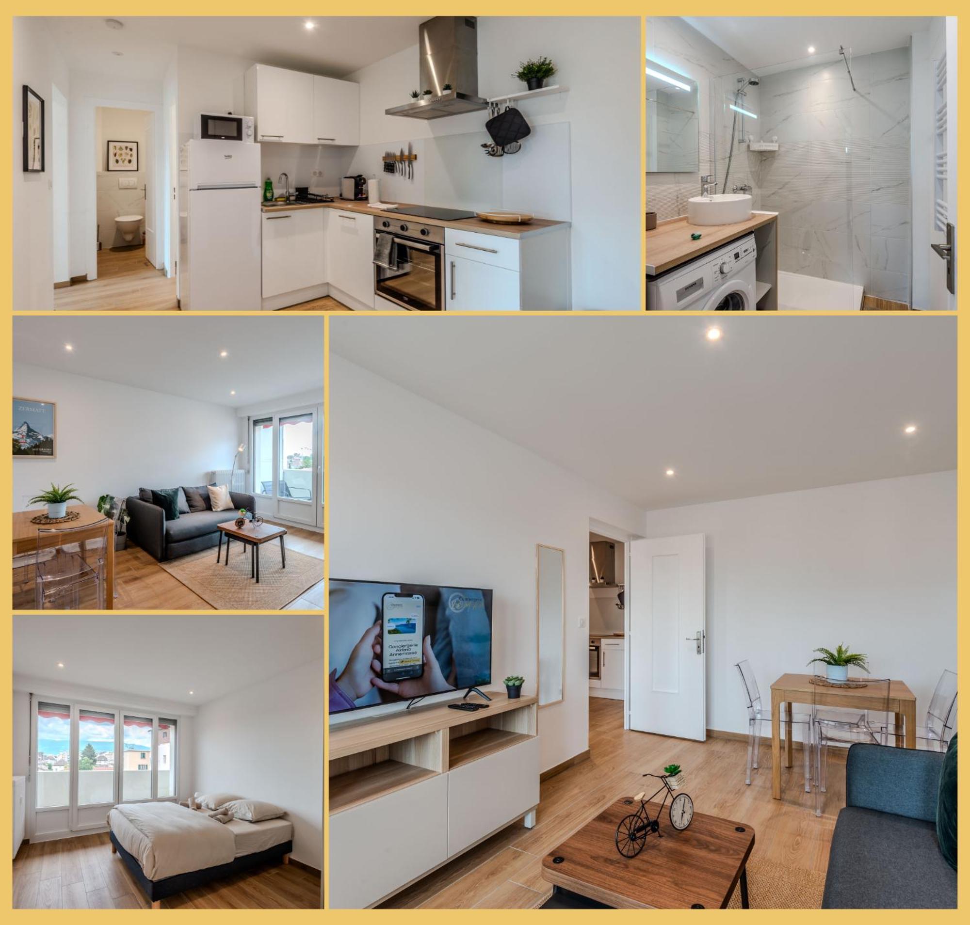 Chez Gwen I T3 I Gaillard Apartment ภายนอก รูปภาพ